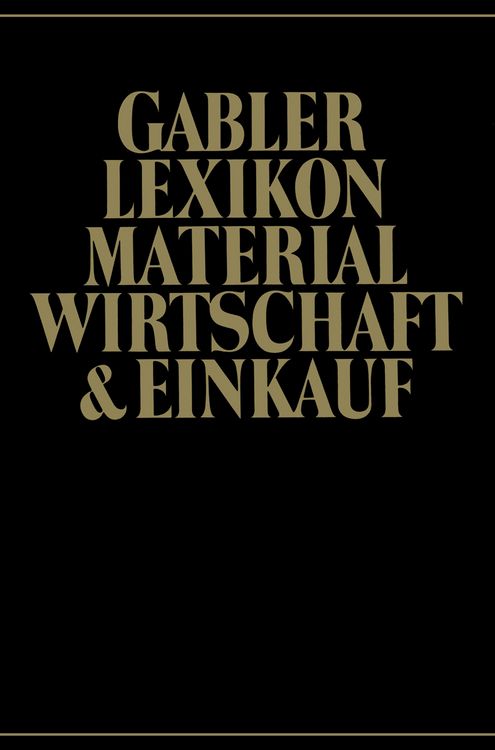 Produktbild: Gabler Lexikon Material Wirtschaft & Einkauf