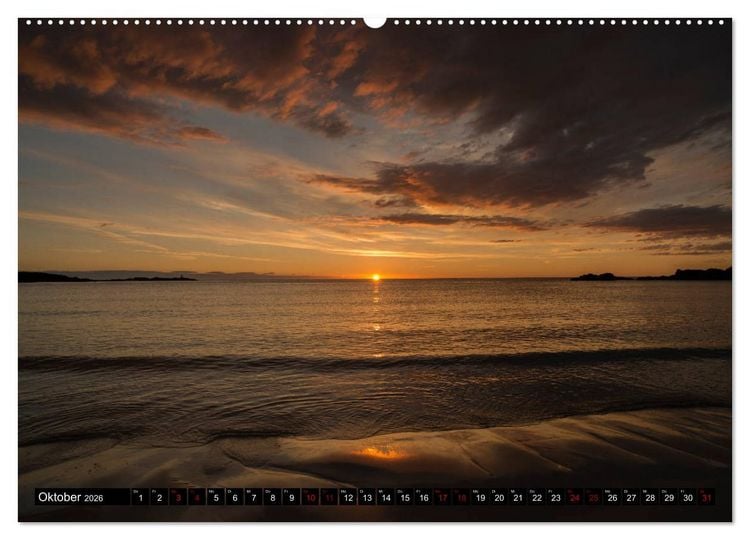 Produktbild: Skandinavische Horizonte (hochwertiger Premium Wandkalender 2026 DIN A2 quer), Kunstdruck in Hochglanz