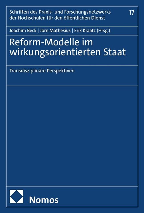Produktbild: Reform-Modelle im wirkungsorientierten Staat