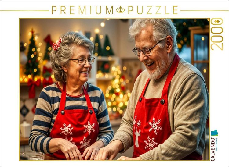 Produktbild: CALVENDO Puzzle Weihnachtsb&auml;ckerei | 2000 Teile Lege-Gr&ouml;&szlig;e 90x67cm Foto-Puzzle f&uuml;r gl&uuml;ckliche Stunden