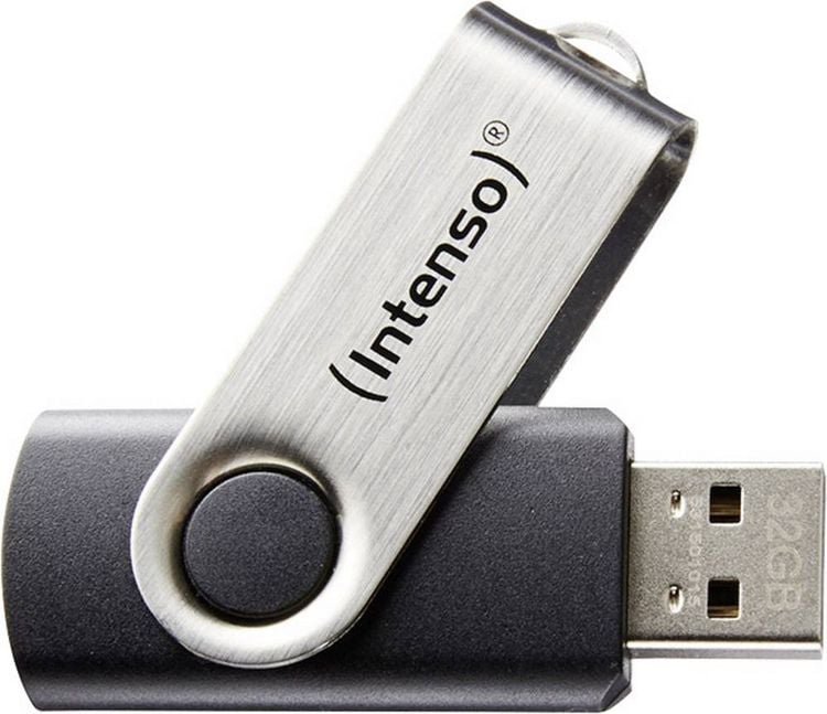 Produktbild: Intenso Basic Line USB-Stick 64 GB Schwarz 3503490 USB-A (USB 2.0)