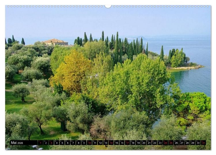 Produktbild: Gardasee (Wandkalender 2026 DIN A2 quer), CALVENDO Monatskalender