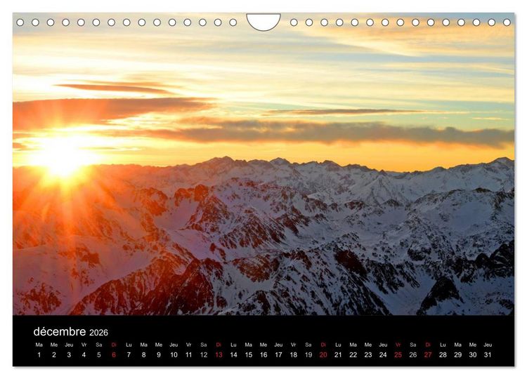 Produktbild: Couleurs Pyr&eacute;n&eacute;es (Calendrier mural 2026 DIN A4 vertical), CALVENDO calendrier mensuel