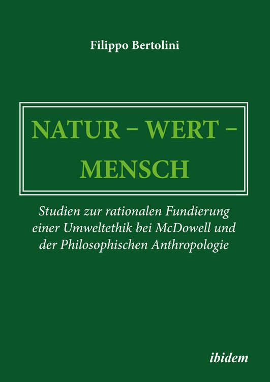Produktbild: Natur - Wert - Mensch