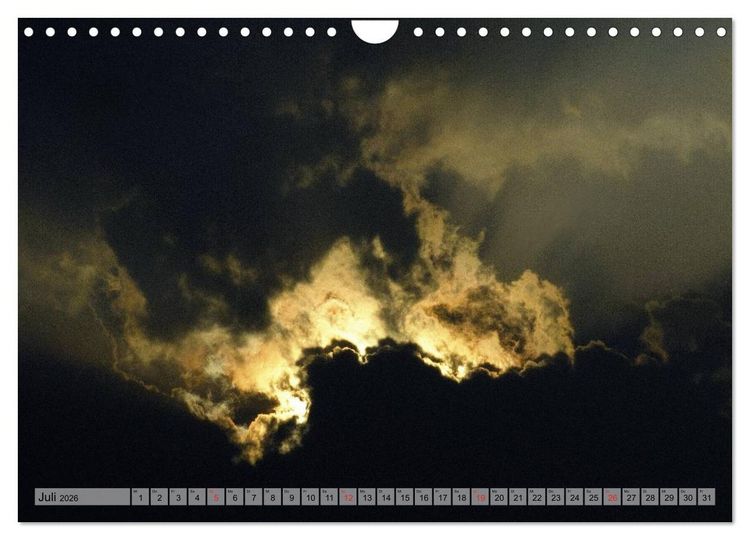 Produktbild: Wolken - Die Gesichter des Himmels (Wandkalender 2026 DIN A4 quer), CALVENDO Monatskalender