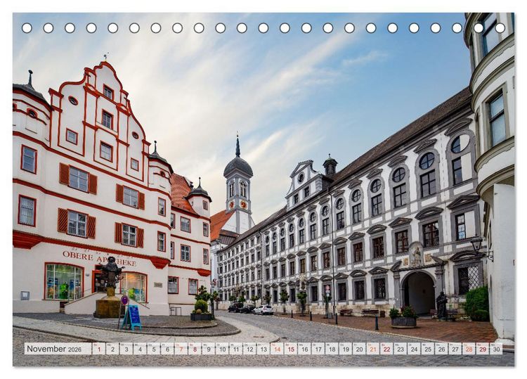Produktbild: Dillingen an der Donau Impressionen (Tischkalender 2026 DIN A5 quer), CALVENDO Monatskalender