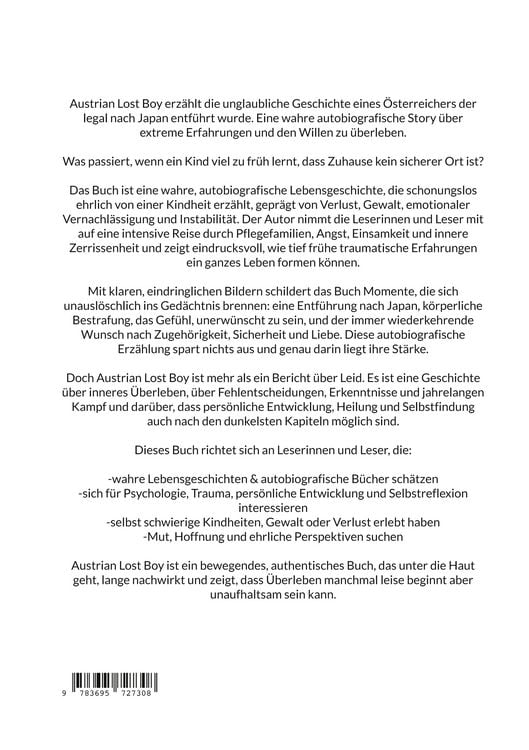 Produktbild: Austrian Lost Boy