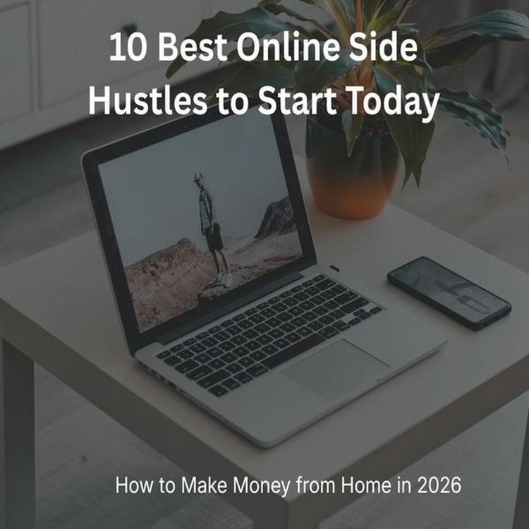 Produktbild: 10 Best Online Side Hustles to Start Today: How to Make Money from Home in 2026
