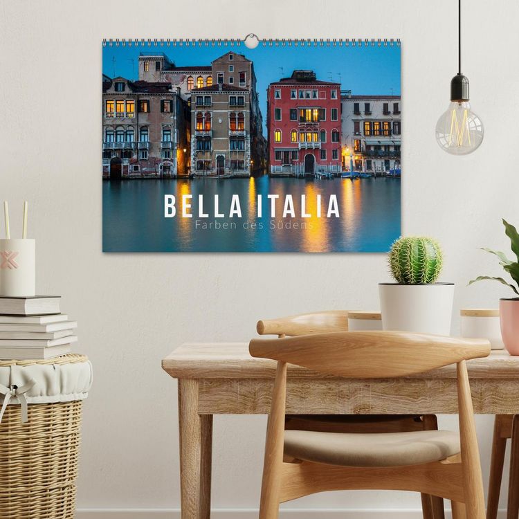 Produktbild: Bella Italia. Farben des S&uuml;dens (Wandkalender 2026 DIN A3 quer), CALVENDO Monatskalender