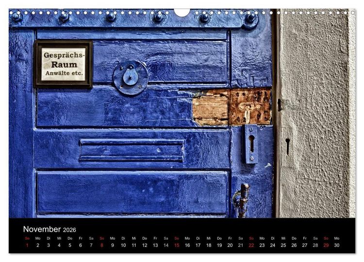 Produktbild: Hinter Gittern (Wandkalender 2026 DIN A3 quer), CALVENDO Monatskalender