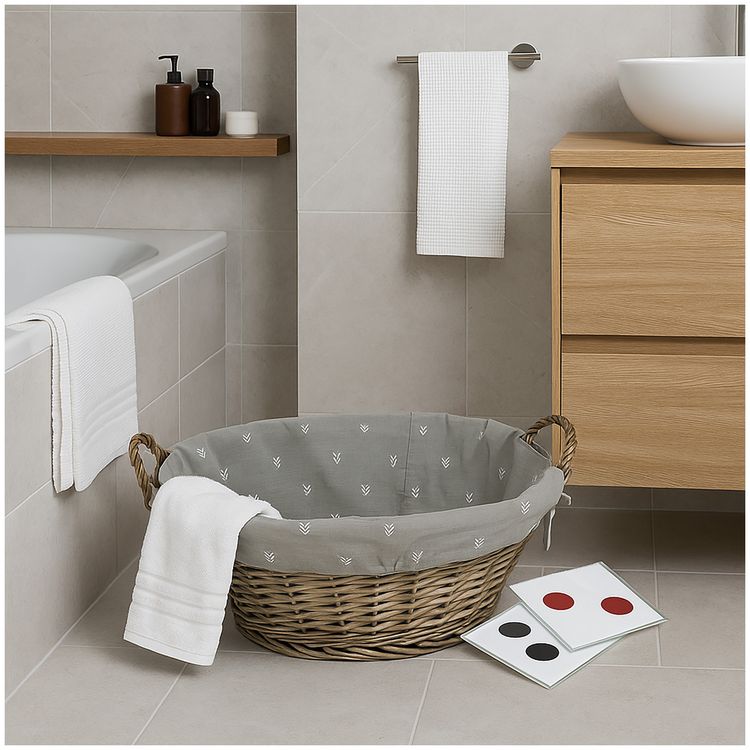 Produktbild: HTI-Living Aufbewahrungskorb 57 x 44 cm Weide Aufbewahrungskorb 57 x 44 cm Weide