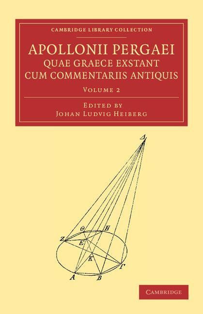 Produktbild: Apollonii Pergaei Quae Graece Exstant Cum Commentariis Antiquis