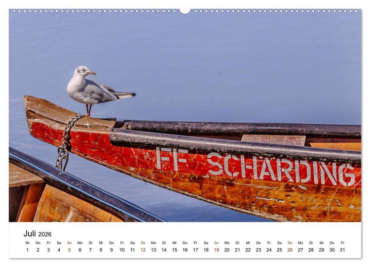 Produktbild: Sonniges Sch&auml;rding, Barockstadt am Inn (Wandkalender 2026 DIN A2 quer), CALVENDO Monatskalender