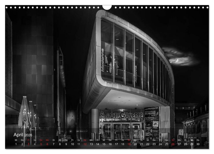 Produktbild: Heilbronn bei Nacht (Wandkalender 2026 DIN A3 quer), CALVENDO Monatskalender