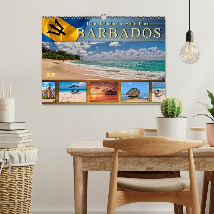 Produktbild: Die kleinen Antillen - Barbados (Wandkalender 2026 DIN A3 quer), CALVENDO Monatskalender