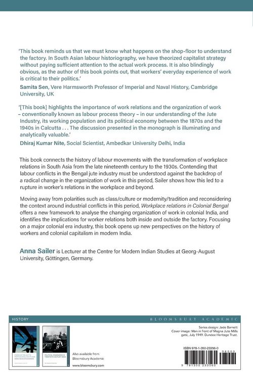 Produktbild: Workplace Relations in Colonial Bengal