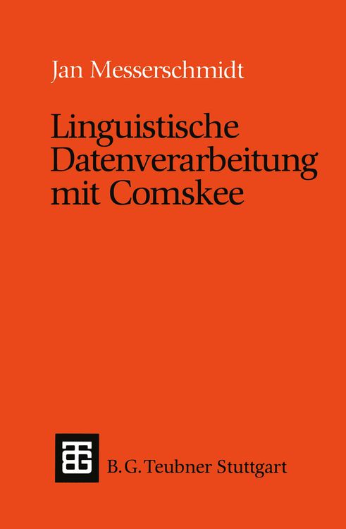Produktbild: Linguistische Datenverarbeitung mit Comskee