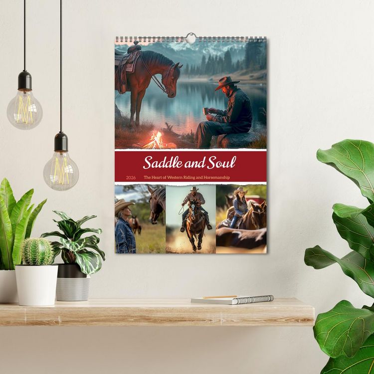 Produktbild: Saddle and Soul (Wall Calendar 2026 DIN A3 portrait), CALVENDO 12 Month Wall Calendar