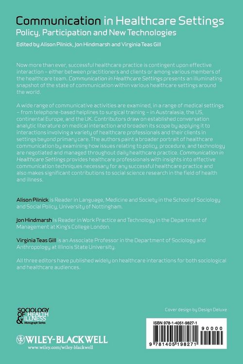 Produktbild: Communication in Healthcare Se