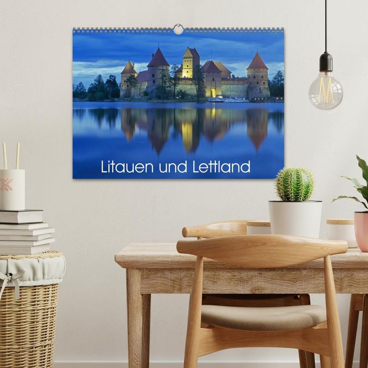 Produktbild: Litauen und Lettland (Wandkalender 2026 DIN A3 quer), CALVENDO Monatskalender