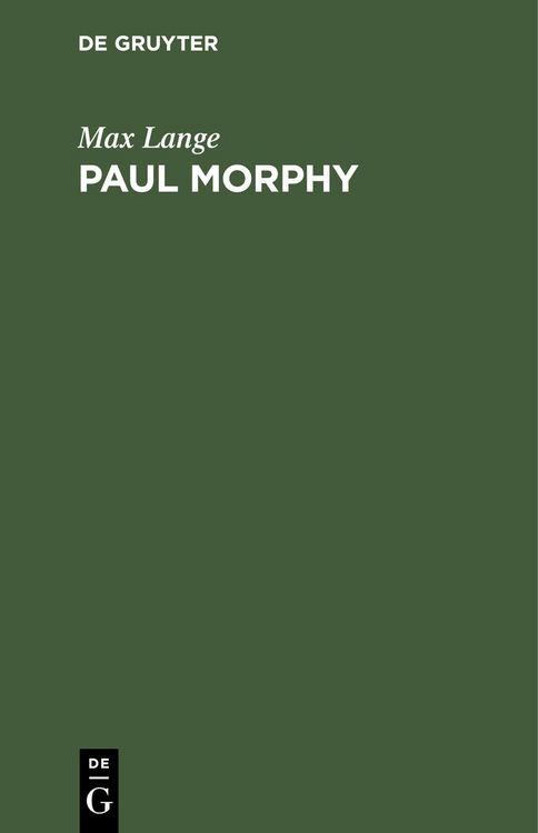 Produktbild: Paul Morphy