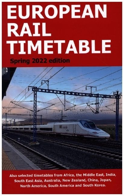 Produktbild: European Rail Timetable Spring 2022