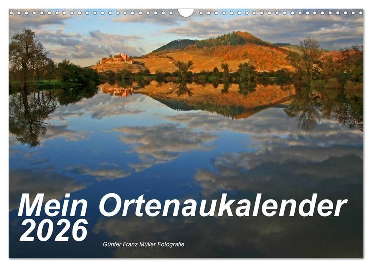 Produktbild: Mein Ortenaukalender 2026 (Wandkalender 2026 DIN A3 quer), CALVENDO Monatskalender