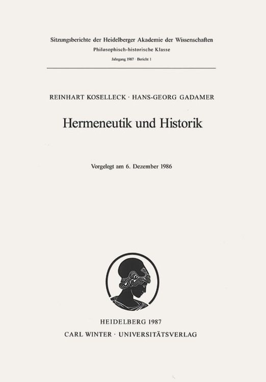 Produktbild: Hermeneutik und Historik
