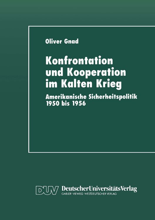 Produktbild: Konfrontation und Kooperation im Kalten Krieg