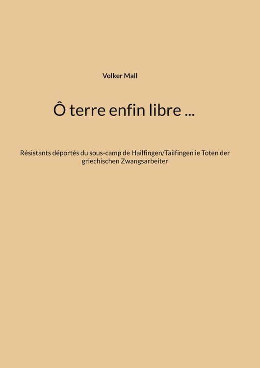 Produktbild: &Ocirc; terre enfin libre ...