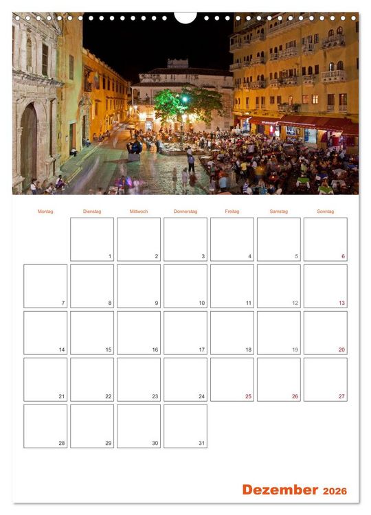 Produktbild: HOMMAGE AN KOLUMBIEN (Wandkalender 2026 DIN A3 hoch), CALVENDO Monatskalender