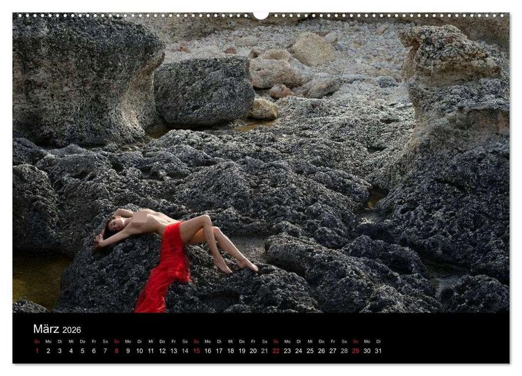 Produktbild: Landschaftsaktbilder Ibiza und Lanzarote (Wandkalender 2026 DIN A2 quer), CALVENDO Monatskalender
