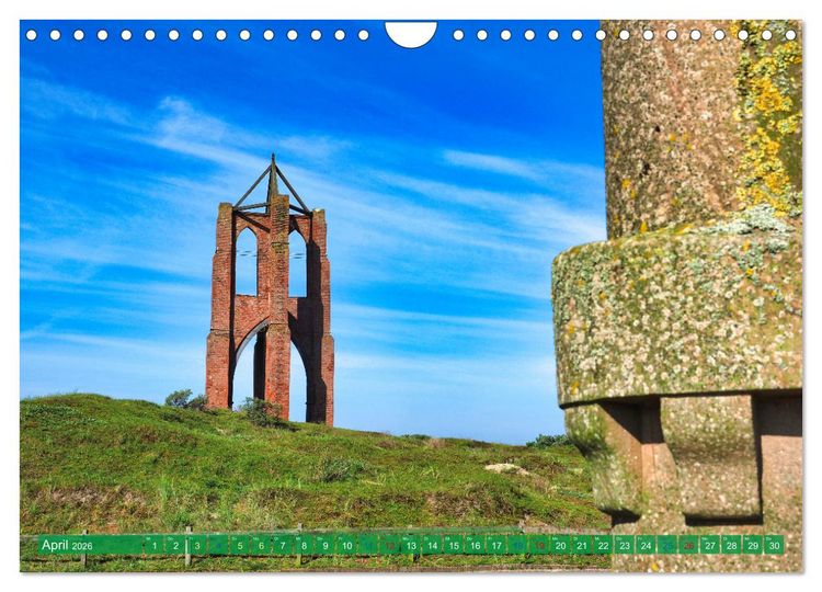 Produktbild: BORKUM Entdeckungen (Wandkalender 2026 DIN A4 quer), CALVENDO Monatskalender