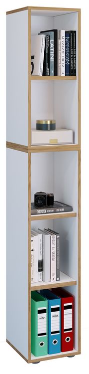 Produktbild: Holz B&uuml;ro Regal B&uuml;cher Ordner Salia 5fach B. 30 cm