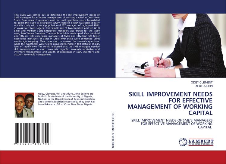 Produktbild: Skill Improvement Needs For Effective Management Of Working Capital