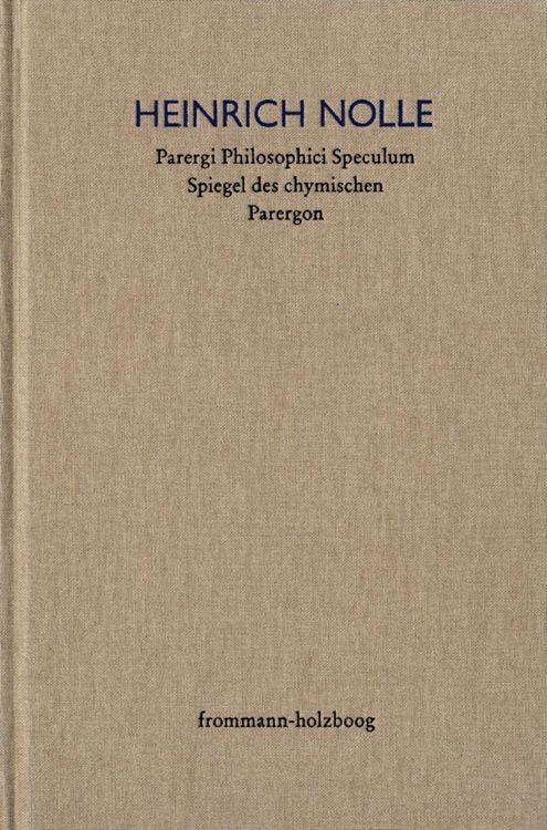 Produktbild: Parergi Philosophici Speculum. Spiegel des chymischen Parergon (1623)