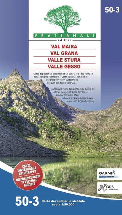 Produktbild: Val Maira - Val Grana - Valle Stura di Demonte - Valle Gesso 1 : 50 000