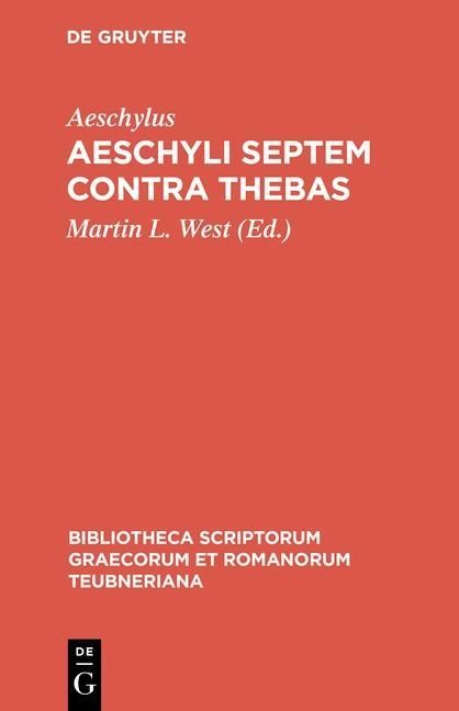 Produktbild: Aeschyli Septem contra Thebas