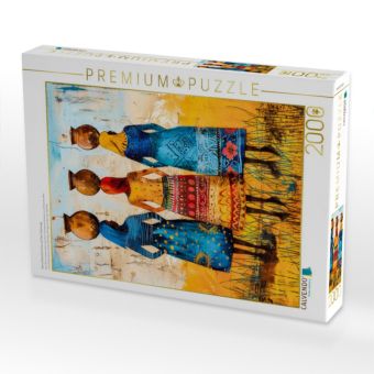 Produktbild: CALVENDO Puzzle Drei afrikanische Frau auf dem Heimweg | 2000 Teile Lege-Gr&ouml;&szlig;e 90x67cm Foto-Puzzle f&uuml;r gl&uuml;ckliche Stunden
