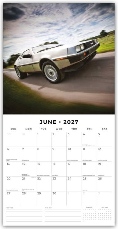 Produktbild: Car Legends &ndash; Legend&auml;re Autos 2027 &ndash; 16-Monatskalender