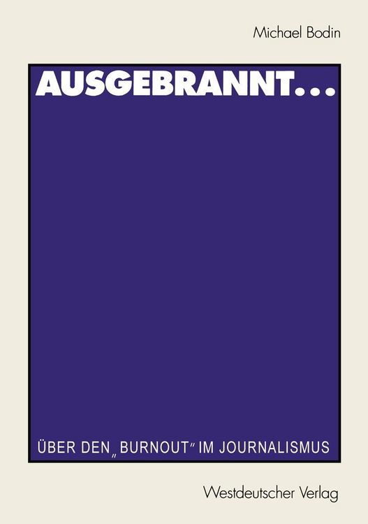 Produktbild: Ausgebrannt...