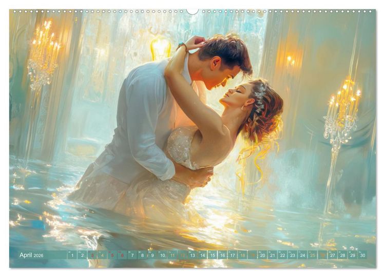 Produktbild: Opulente Unterwasserromanzen (hochwertiger Premium Wandkalender 2026 DIN A2 quer), Kunstdruck in Hochglanz