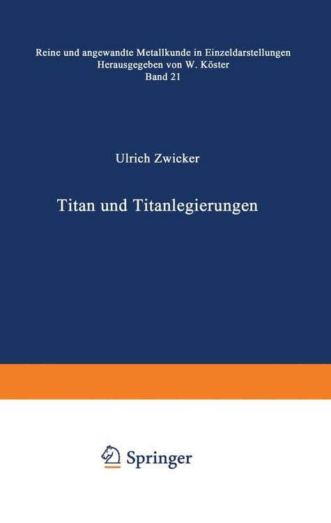 Produktbild: Titan und Titanlegierungen