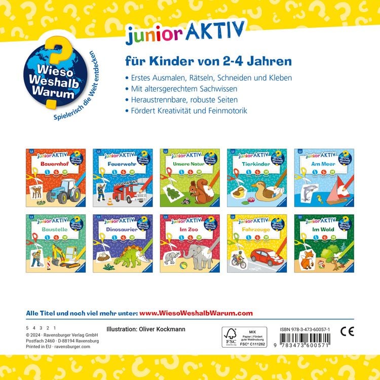 Produktbild: Wieso? Weshalb? Warum? junior AKTIV - Fahrzeuge
