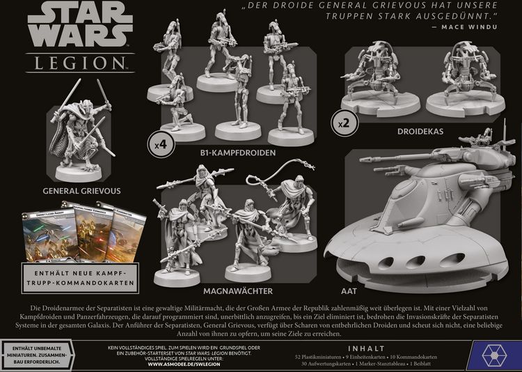 Produktbild: Star Wars Legion - Separatisten-Eroberer
