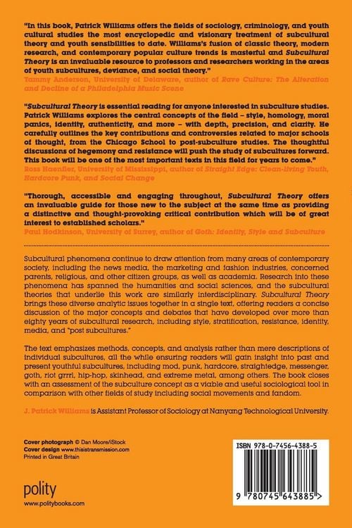 Produktbild: Subcultural Theory