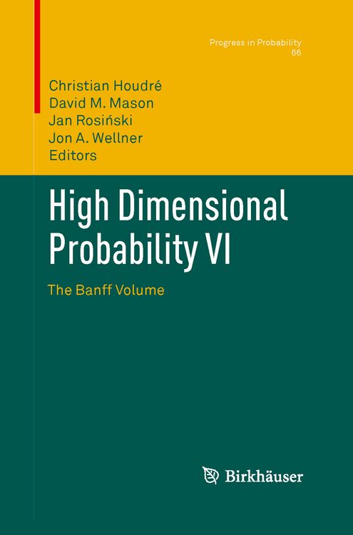 Produktbild: High Dimensional Probability VI