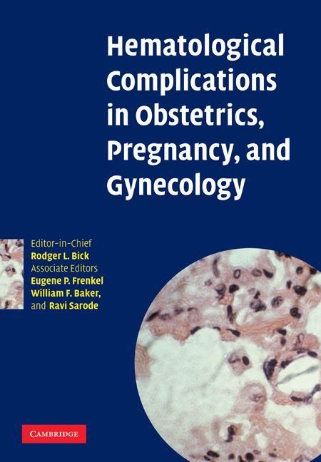 Produktbild: Hematological Complications in Obstetrics, Pregnancy, and Gynecology