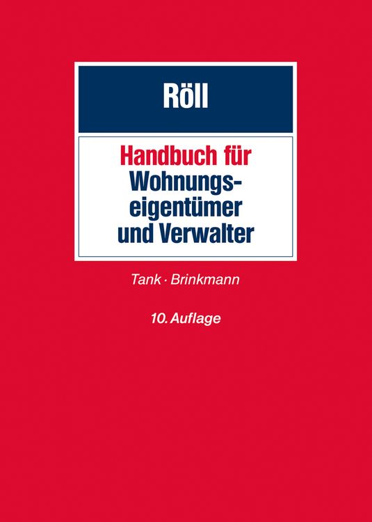 Produktbild: Handbuch f&uuml;r Wohnungseigent&uuml;mer und Verwalter