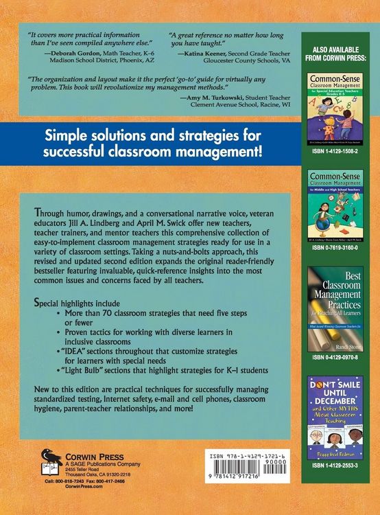 Produktbild: Common-Sense Classroom Management for Elementary School Teachers